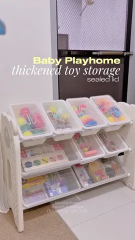 Thickened toy storage organizer from @Baby Playhome 🥰❤️ Mas matibay at makapal ang material. #toystorage #storageorganizer #storage #storagebox #fyp 