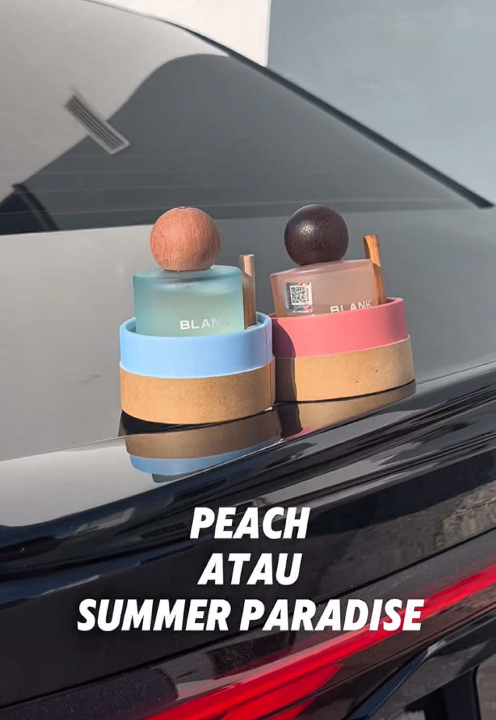 Peach or Summer Paradise? Korang pilih mana? 👇 #carperfume #carfreshener #perfumekereta #perfumeblank #blankperfumeshahmisyazli 