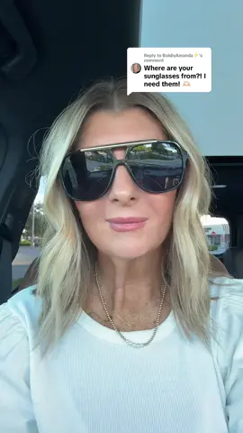 Replying to @BoldlyAmanda⚡️ These are one of my all time favorite pair of sunglasses. I might need to go grab another color 😊 #sunglasses #daxeyewear #daxsunglasses #sunnies #aviators 