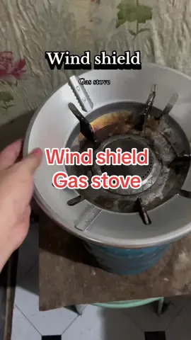 Gas stove wind shield energy saving  #windshield #gasstove #stove #kitchen #kitchen 