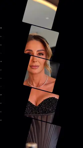 modern glam meets timeless elegence🖤#MakeupByMelikas #sydneymakeupartist 