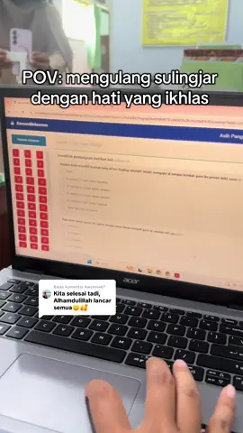 Membalas @Awsome67 hamdallah…