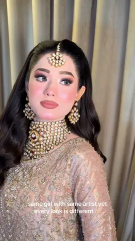 Variety in our Makeup on same bride 🫶🏻🥺✨🪄