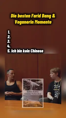 Die besten Farid Bang & Veganerin Momente #faridbang #vegan #clips #fyp #yt 