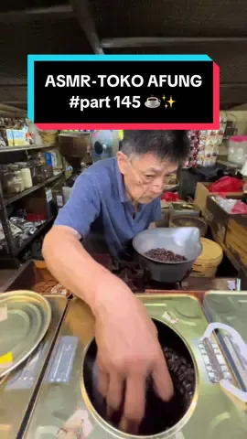ASMR Toko Afung part terbaru sudah tayang! 🤩 Suara khasnya bikin rileks, nikmati setiap detik sambil kepoin produk kita ✨ #asmr #tokoafung #coffeetime #fyp #relax 