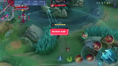 Broken walls - Double dash🥶 #fyp #yippemlbb #MLBBNEXT2025 #READYFORNEXT #gusion 