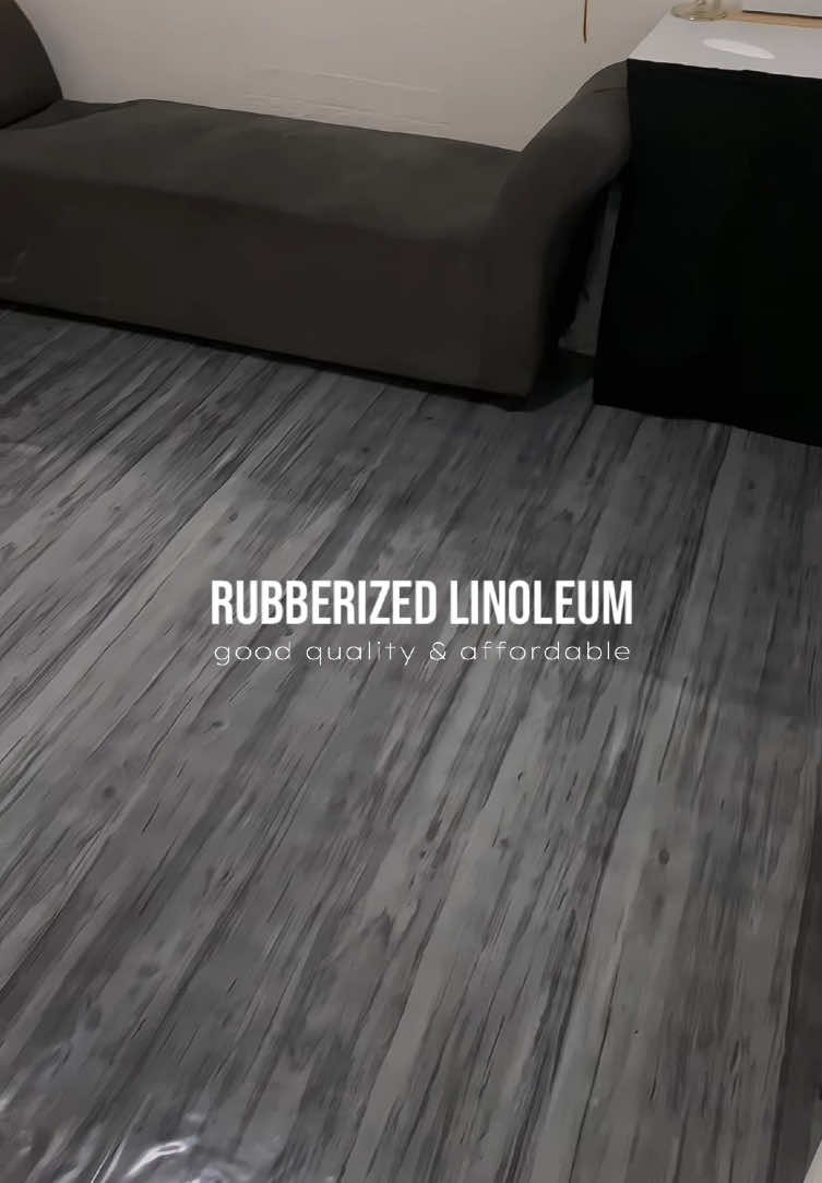 Super affordable and good quality rubberized linoleum. 🖤 #linoleum #makapalnalinoleum #floormat #linoleumfloormat #homefinds 