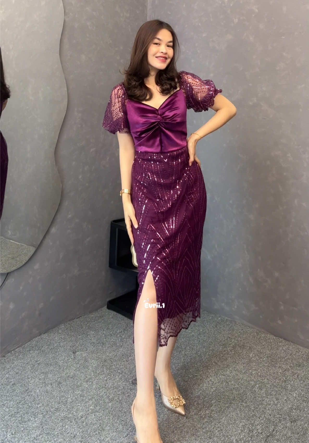 #rekomendasi #dress #midi #brukat 
