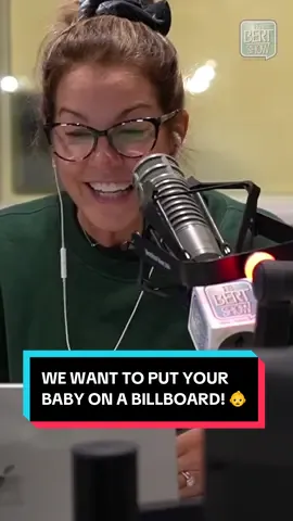 We want YOUR baby to be on The Bert Show billboard! Submit your model baby at TheBertShow.com + help us make it to 75,000 diaper donations! 🧷👶 #parenting #parenthood #diaper #diaperdrive 