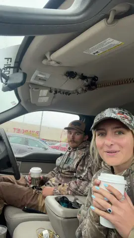The reality of hunting. Pecan crunch oat milk latte was the move #fyp #archery #deer 