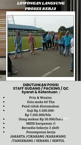 lowongankerja gudang minat bisa komen/wa ada di bio #fyp #fyppppppppppppppppppppppp #fypシ゚ #lowongankerja #loker 