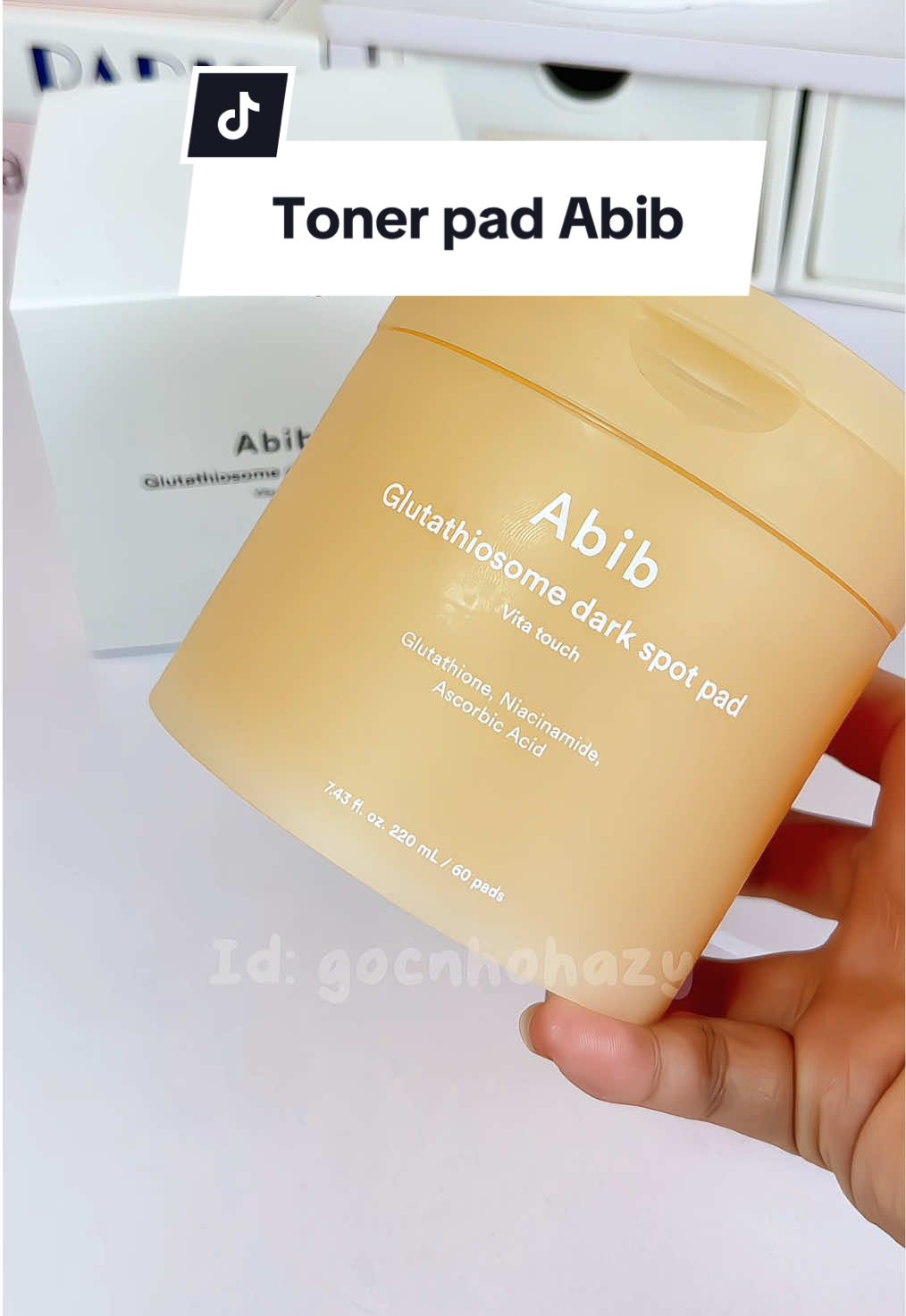 Toner pad dưỡng sáng mờ thâm siêu ok, nàng nên có trong chu trình skincare nhen #tonerpad #abib #duongsangda #gocnhohazy #goclamdep 