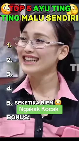 TOP 5 AYU TING TING MALU SENDIRI #lucu #ayutingting #laporpak #laporpaktrans7 #btstrans7 
