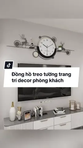 Đồng hồ treo tường bản ngang trang trí decor phòng khách hiện đại#muataitiktokshop #thuhaifreeship #xuhuongtiktok #wwwmindecor #donghotreotuong 