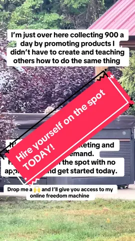 Hire yourself on the spot today. No need for an application only to be overlooked or told no.  No experience needed No tech skills required No following needed I’ll teach you step by step how to work a couple hours a day right from your phone and be able to make more in one day than most people make in a week.  Drop me a 🙌 for access to my online freedom machine.   #digitalmarketingforbeginners #sidehustleforbeginners #doneforyoudigitalproducts #hireyourself #knowyourworth 