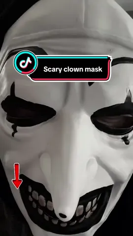 Scary clown mask for Halloween #tiktokmademebuyit #spotlight #dealdrop #tiktokshop  