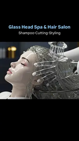 Glass Head Spa & Hair Salon | Relaxing & Satisfying AI ASMR Sounds💎 📍What you’ll experience in this video: * A relaxing glass head spa — soothing shampoo and mask pack with crystal-clear ASMR * A dazzling glass hair salon — haircut, blow-dry, and elegant styling in shimmering soundscapes #asmr #aiasmr #aiart  #relaxingsounds #satisfyingsounds      