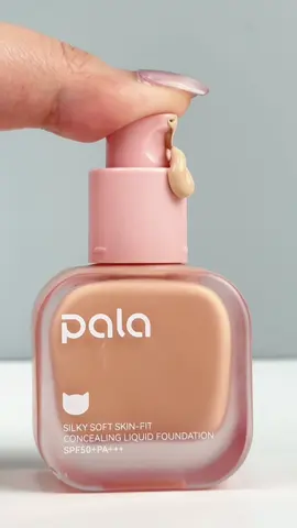 Pala silky soft skin-fit concealing liquid foundation รองพื้นที่เน้นในเรื่องของการปกปิดแต่ให้งานผิวบางเบาสบายไม่รู้สึกหนักหน้า #tiktokpaydaysale #hdfoundation #รองพื้นปกปิด #รองพื้น #ป้ายยาtiktok 