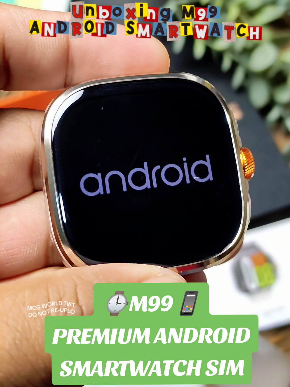 Ito ang M99 Android Smartwatch, level up ang features: ✔️ May **Android 10**  kaya pwede kang mag-call, text, at mag-download ng apps diretso sa **Google Play Store**. ✔️ May **2,100 mAh battery**, kaya hindi ka iwan ng lowbat. ✔️ Super linaw ng **AMOLED screen** parang smartphone sa wrist mo. ✔️ Plus, may health tracker pa for running, walking, at sleeping. #M99 #AndroidSmartWatch #Smartwatch #SmartwatchWithSim #TechGadget 