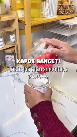 Jangan kaya aku ya , blender bumbu suka di pake blender jus🫣 Mending pake blender ini aja kusus jus atau smoothies jadi gak terkontaminasi bakteri #blenderjus #blenderportable #blendersmoothie #foryoupage #alltou 