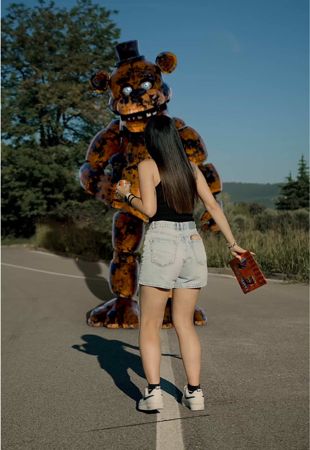 Faccio lo spot della FANTA di FNAF, è la più introvabile..🥺 Ti ho convinto a provarla?🤔 #videomaker #fivenightsatfreddys 