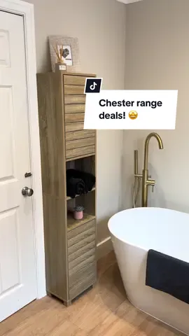 Have you seen? Our Chester range is now discounted in the #ForYouDays TikTok sale! Get your hands on this best-selling range today! 🙌🛁 #bathroomfurniture #bathroommakeover #bathroomstorage #vonhaus 
