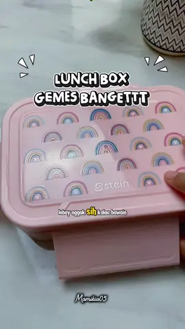 Gemes bgt lunch box by STEIN 😍 #lunchboxstainless #lunchboxanak #lunchboxantitumpah 