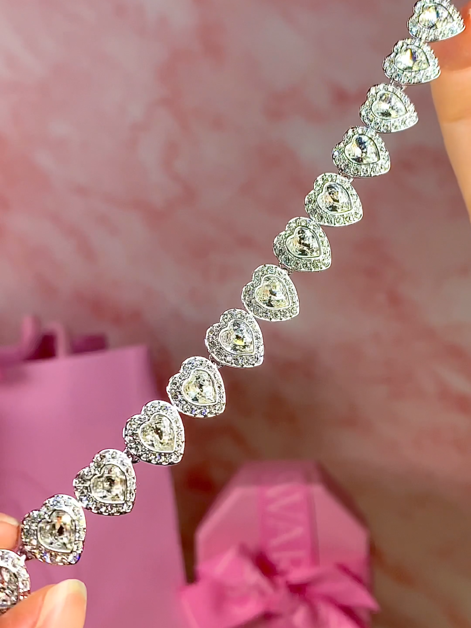 The stunning Arianna Grande x Swarovski Tennis Necklace 💎Available online now 🛍️ 🛍️ Shop Now | Product Tagged | Link in Bio #bluestreakcrystals #swarovski #arianagrande #necklace #jewellery #gifts #giftsforher #jewelry #giftideas