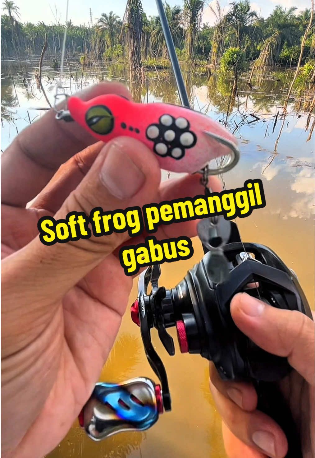 Soft frog pemanggil gabus dari onecastlure #softfrog #umpangabus #lure 