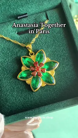 Together in Paris Necklace 💚 #anastasia #jewelry #foryoupage #necklace #princess 