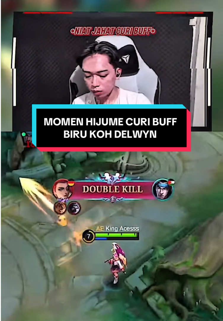 Momen Hijume Curi Jailin Koh Delwyn Curi Buff Birunya 🤣 @Hijume  #NEXTJagoanMabar #MLBBNEXT2025 #alteregoesports #delwynsukamto #aehijume 