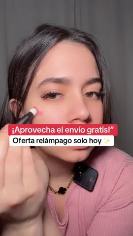 “Color que dura todo el día por menos de $6 💖 Se difumina en segundos sin rayas y ahora en oferta relámpago con envío gratis. ¡Corre antes de que termine!” Dollaranza #RuborLiquido #MakeupTikTok #OfertaRelámpago #MaquillajeNatural #GlowSkin       