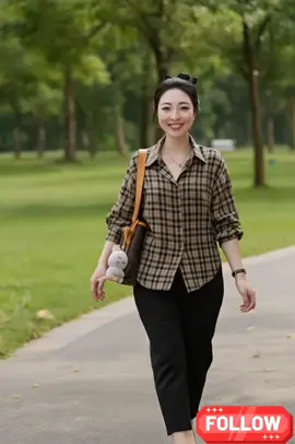 áo sơ mi caro tay dài siêu xinh