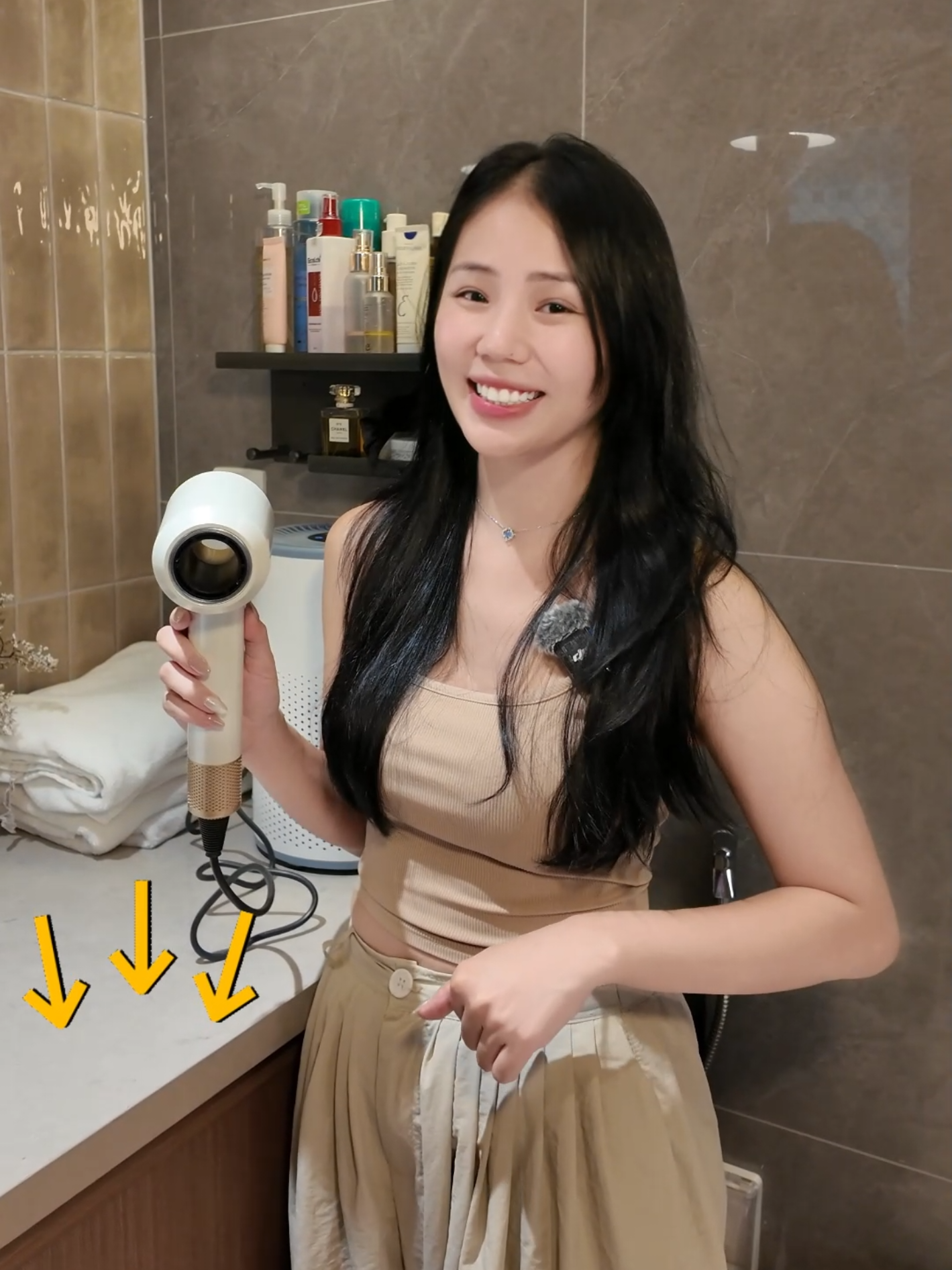 Tóc nhanh khô hơn với em máy sấy tóc 2 chiều xịn sò này nha #huongly #tiktokshop #maysaytoc #maysaytoc2chieu #maysay 