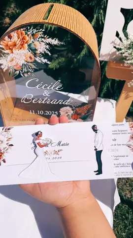 🇫🇷 Merci à Jean et Marie pour leur commande de faire-part de mariage. Nous leur souhaitons un joyeux mariage 🕊️💍❤️🍀#iskampodaryk #wedding #invitationcard #wedding #weddinginvitations 