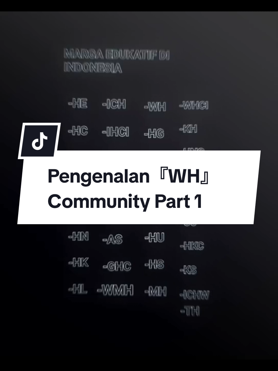 🔔 Selamat datang di 『WH』Community! 📚 Di sini kita bakal bahas sejarah & ilmu pengetahuan dengan cara yang santai tapi tetap edukatif. Di sini kita bakal bahas macem-macem hal... sejarah, ilmu pengetahuan, sampe fun fact random yang kadang bikin ngakak 🤯 Santai tapi tetep berbobot, ga kaku-kaku amat lah ✌️ Jangan lupa Follow akun ini. Mau join diskusi? tinggal DM kami buat link grup 🔗 #WHCommunity #WorldHistory #WHEdukasi #sejarah #ilmupengetahuan 