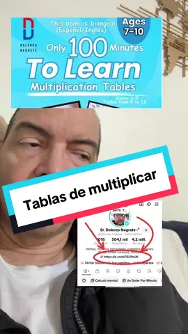 Aprender fácil las tablas de multiplicar #tablasdemultiplicar #metododoloresnegrete #niños #matematicas #parati 
