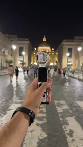 Late-night walks hit different 🌃✨ Osmo Pocket 3 spinshot makes this shiny building feel like a movie scene — smooth, cinematic, and kinda magical. Created by@rosriogram #djiosmo #osmopocket3 #spinshot #tiktokcreator #fyp