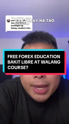 Replying to @NASDAQ free forex education bakit libre at walang course #coachniel #forex #copytrading #trading #passiveincome 
