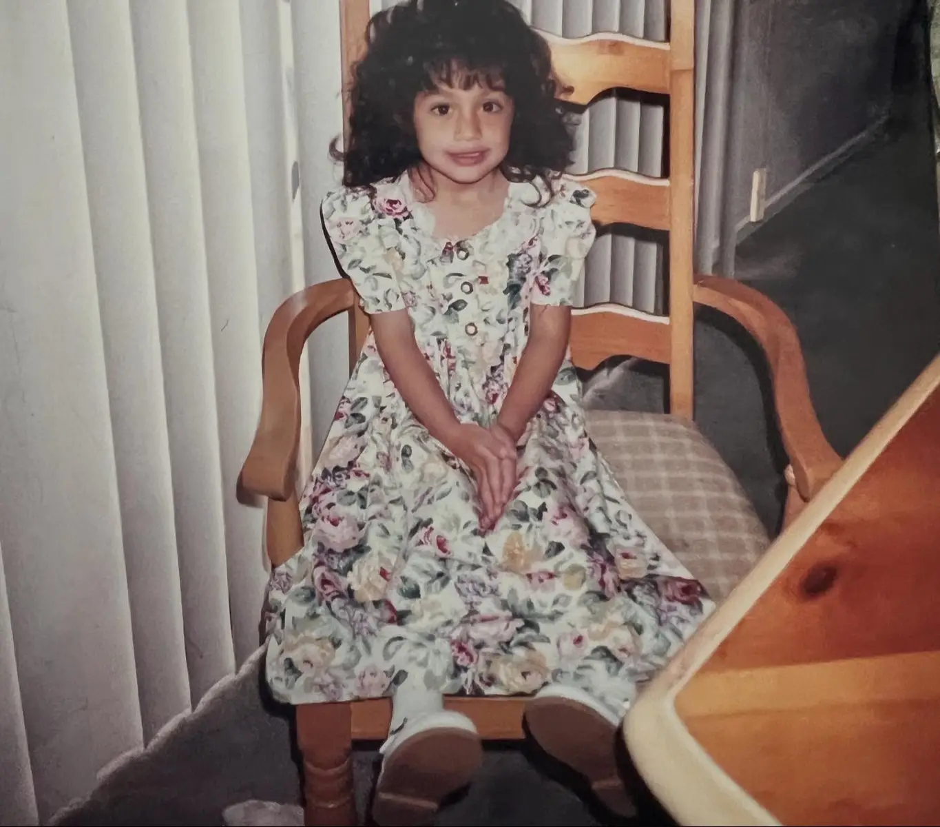 I did it. 🥺 So many things I wish I could protect her from. #gemini #phototrend #fyp #childhood #aiphoto 