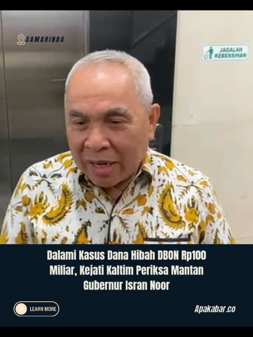 AMARINDA – Mantan Gubernur Kalimantan Timur (Kaltim) Isran Noor menjalani pemeriksaan oleh penyidik Kejaksaan Tinggi (Kejati) Kaltim terkait dugaan penyalahgunaan dana hibah Desain Besar Olahraga Nasional (DBON) Kaltim senilai Rp100 miliar, Senin (22/9/2025). Usai diperiksa, Isran mengaku hanya menandatangani Surat Keputusan (SK) pembentukan DBON Kaltim, sementara soal teknis penyaluran dana hibah dirinya tidak mengetahui secara detail. “Benar, saya yang menandatangani SK itu. Tapi saya tidak tahu menahu soal teknis aliran dana hibah,” ujar Isran. Isran menegaskan penerbitan SK DBON saat itu mengacu pada Peraturan Presiden (Perpres) Nomor 86 Tahun 2021. Ia menekankan bahwa tugasnya sebatas administratif, sementara pelaksanaan teknis berada pada pejabat di bawahnya. Baca selengkalnya di apakabar.co #fyp #tiktok #isrannoor #kejatikaltim #dbon 