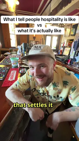 It’s the dream job 😅 #hospitality #comedy #bartender #work #service 