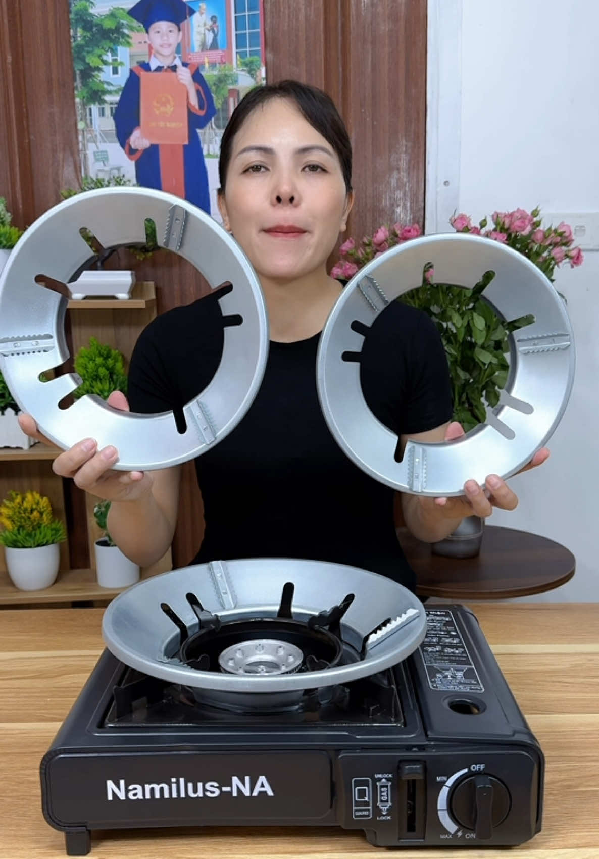 Kiềng chắn gió bếp ga#hegiare #kiengchangiobepga 