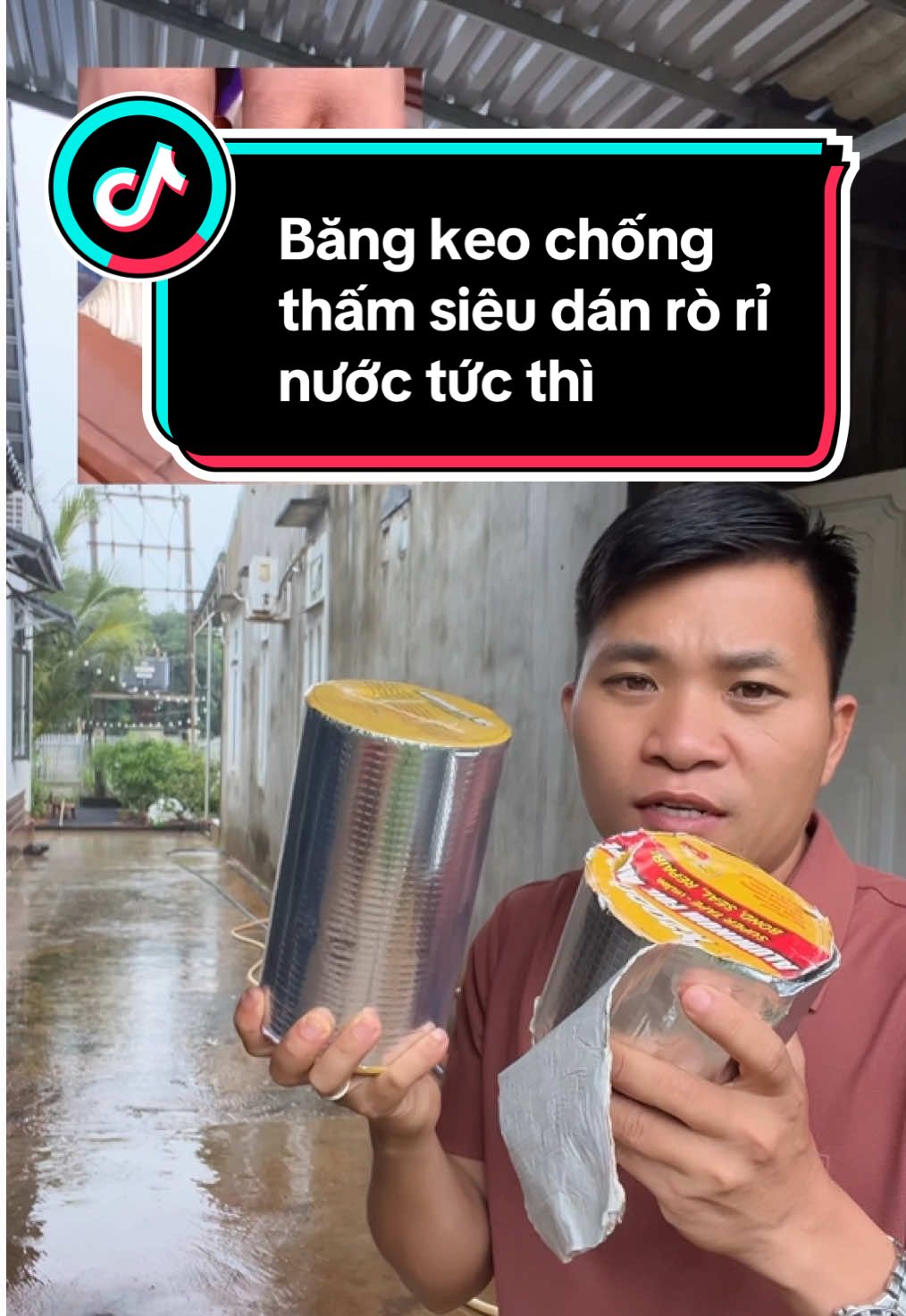 Dán đâu chắc đó, ngăn nước thấm ngay tức thì #ongbonongdanreview #bangkeosieudinh #bangkeochongthamx2000 #bangkeochongtham 