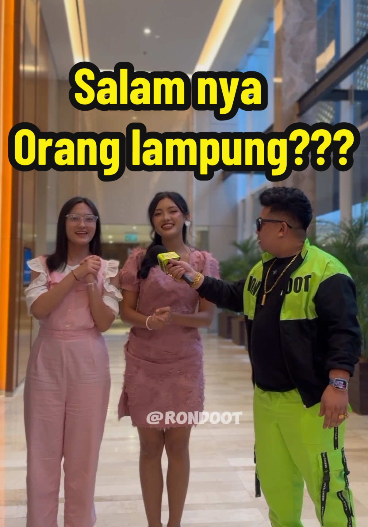 Salam nya orang lampung?