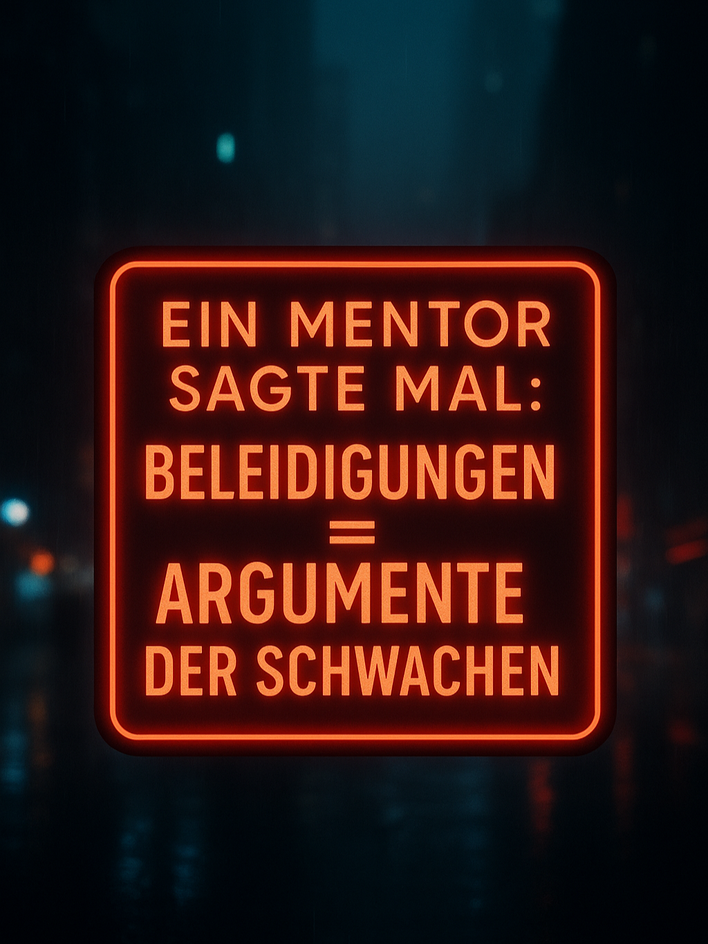 Ein Mentor sagte mal: 👉 Beleidigungen sind die Argumente der Schwachen. Denn wer keine Stärke hat, versucht dich kleinzureden. Doch jedes Wort zeigt mehr über sie – nicht über dich. Deine Ruhe ist der Beweis deiner Stärke. 💡 Schick dir das selbst – damit du nie vergisst: Stille ist mächtiger als Beleidigungen. Wie gehst du mit Beleidigungen um? 👇 Schreib’s in die Kommentare. 🔗 Mehr Klarheit & Schutz: Link in Bio 🔥 Folge mir @darkmindsetcode für noch mehr ungeschönte Wahrheiten. Psychologie | Beleidigung | dunkle Psychologie | Selbstschutz | Resilienz | Stärke | Klarheit #manipulation #psychologie #dunklepsychologie #bewusstsein #grenzensetzen #selbstschutz #mentalefreiheit #Mindset #lebensweisheiten #selbstliebe #resilienz #klarheit #freiheit #starkwerden #selbstentwicklung #erfolg #motivation #wachstum #selbstentwicklung #mentalegesundheit