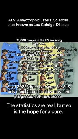 Behind every statistic is a real life, a real family, & a fight worth supporting ❤️ • #als #amyotrophiclateralsclerosis #lougehrigsdisease #custom 