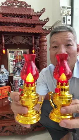 [Combo 2] Đèn Thờ Ông Địa, Để nhựa abs mạ vàng không dùng điện thờ ban gia tiên #denthobangiatien #denthobanthodia #xuhuong #thinhhanh 