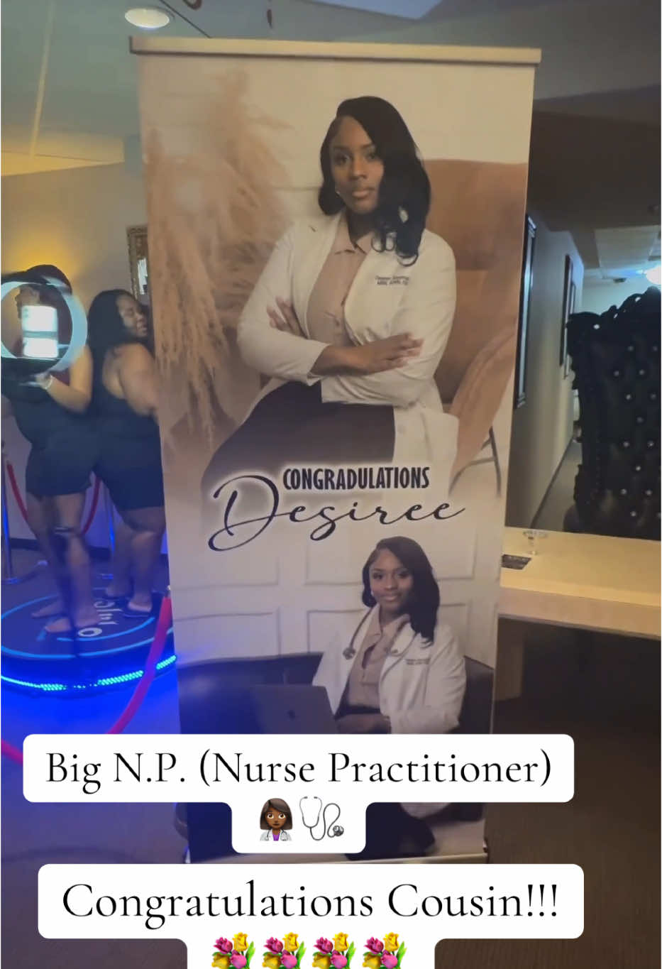 Congratulations to me lil cousin @desireeprater13 