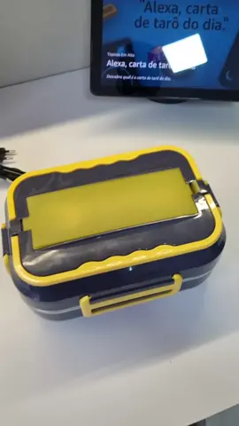 Marmiteira Elétrica Bivolt 110/220 com tomada para casa e carro. #marmita #carro#casa 